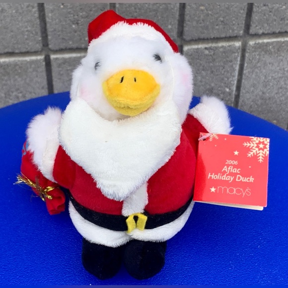 Christmas 2006 Vintage Talking Plush Santa Claus Macy’s Aflac Duck - Picture 10 of 10